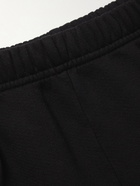 Les Tien - Straight-Leg Cotton-Jersey Shorts - Black