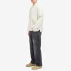 Magic Castles Men's Newell Embroidered Shirt in Ecru Seersucker