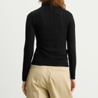 Bode Women's Louise Long Sleeve Knitted Top in Black