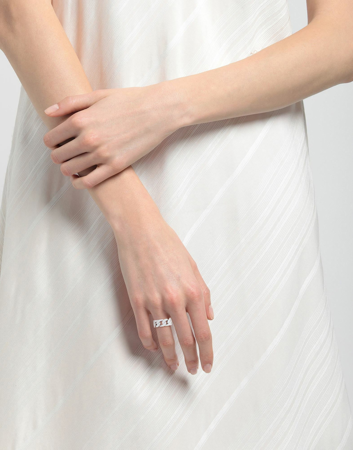 Mm6 Maison Margiela Womens Ring in White