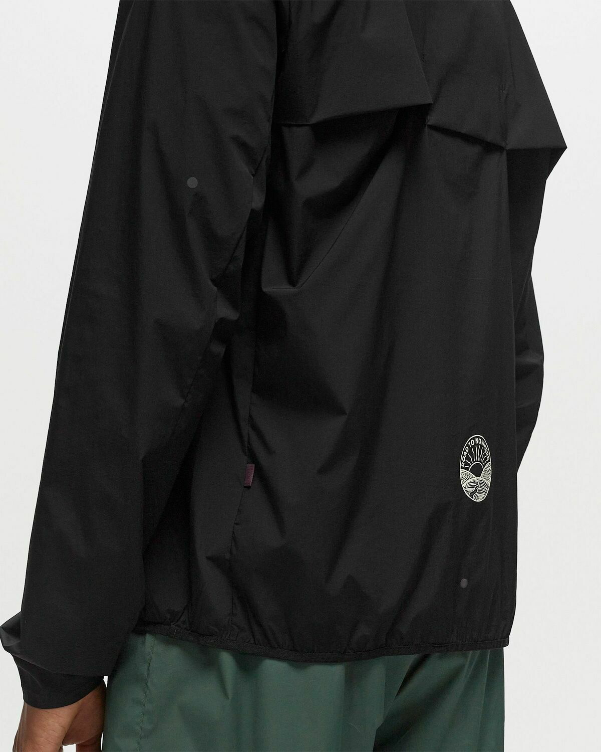 Pas Normal Studios Balance Half Zip Jacket Black Windbreaker Pas