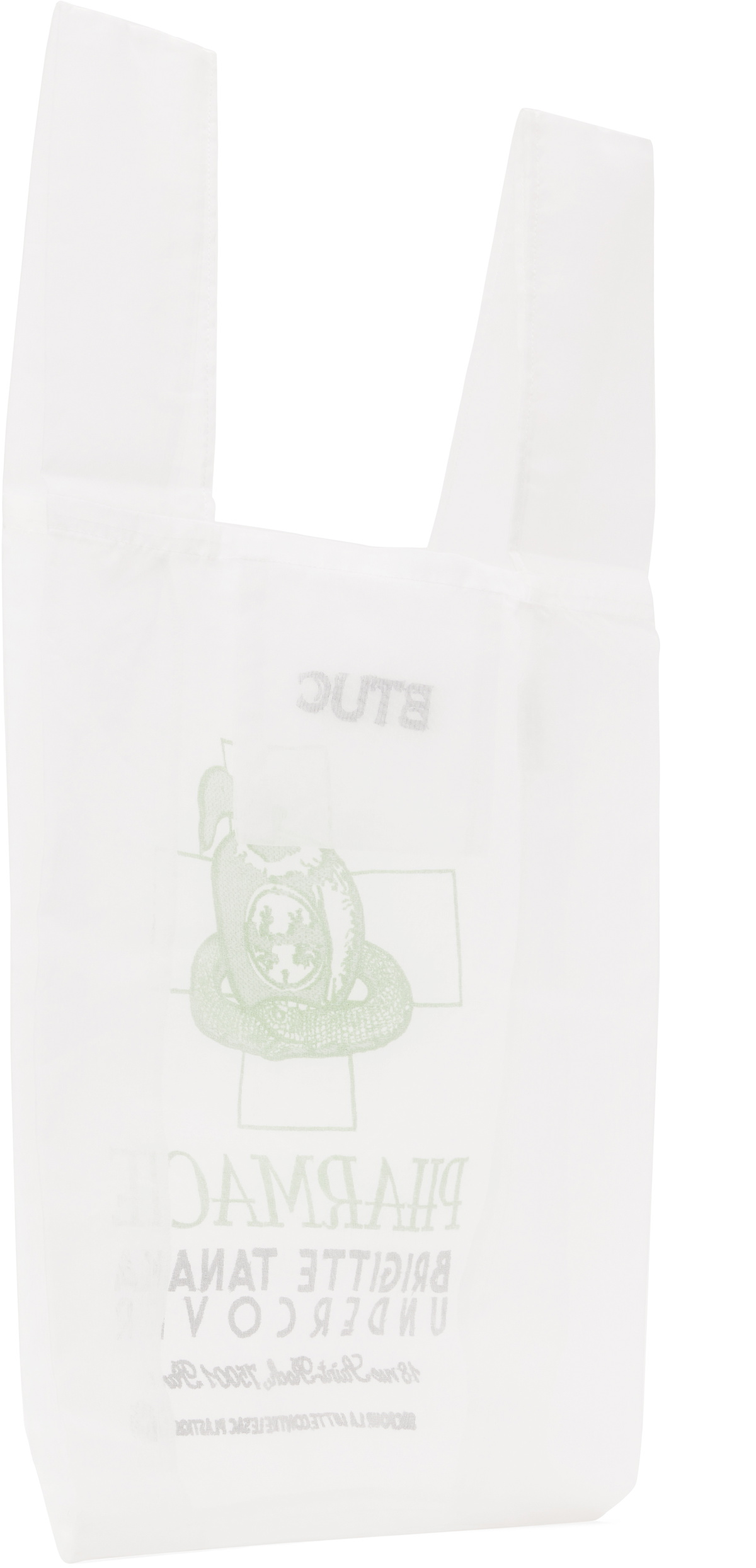 UNDERCOVER White Brigitte Tanaka Edition UC2D1B02 Tote