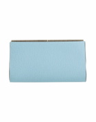 Valextra Womens Clutch Light in Blue