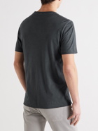 Massimo Alba - Panarea Slub Cotton-Jersey T-Shirt - Black