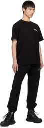 Awake NY Black Embroidered Sweatpants