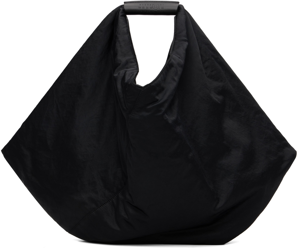 MM6 Maison Margiela Black Triangle 6 Zip Around Wallet MM6