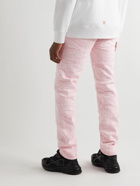 Givenchy - Slim-Fit Distressed Jeans - Pink