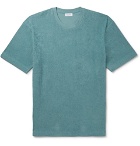 Sunspel - Cotton-Terry T-Shirt - Teal