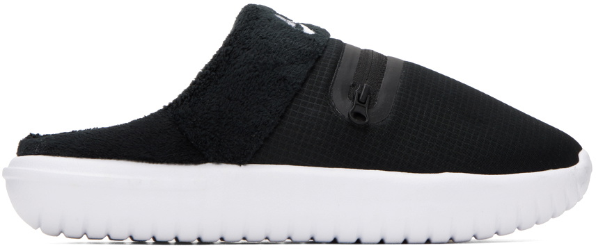Nike Black Burrow SE Slippers
