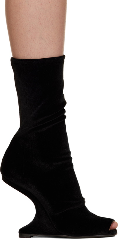 Photo: Rick Owens Lilies Black Cantilever Ankle Boots