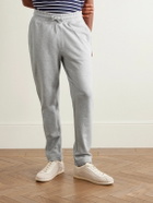 Mr P. - Slim-Fit Organic Cotton-Jersey Sweatpants - Gray