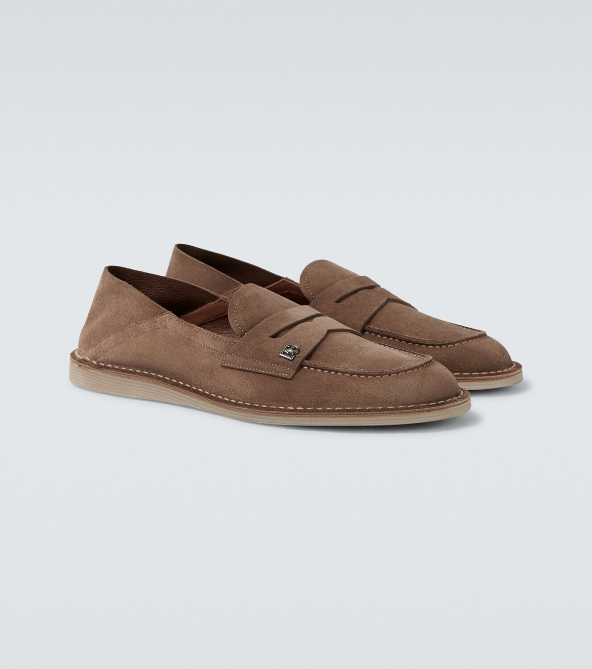 Dolce&Gabbana New Florio Ideal suede loafers