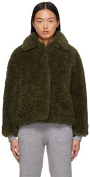 rag & bone Khaki Fleece Hesper Jacket