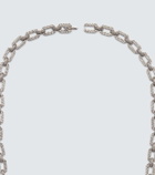 Shay Jewelry 18kt white gold chain necklace with diamonds