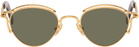 Jean Paul Gaultier Gold 'The 56-5102' Sunglasses
