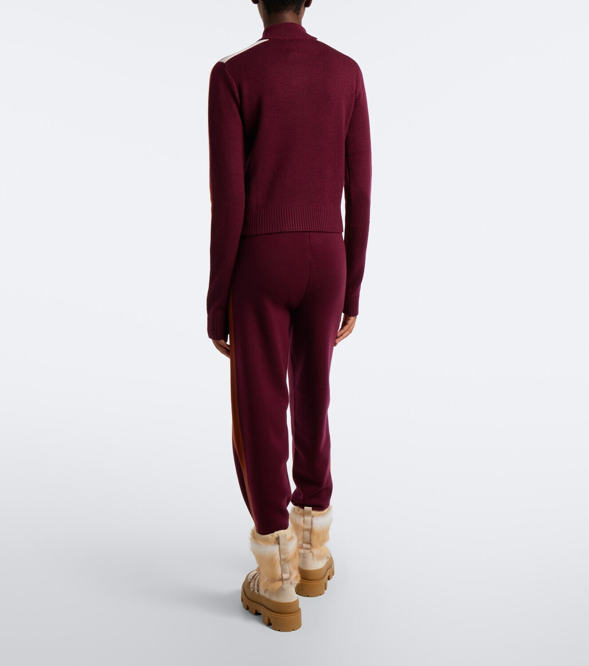 Perfect Moment LA Tour knitted wool-blend sweatpants