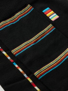 Paul Smith - Pack of Three Striped Cotton-Blend Socks