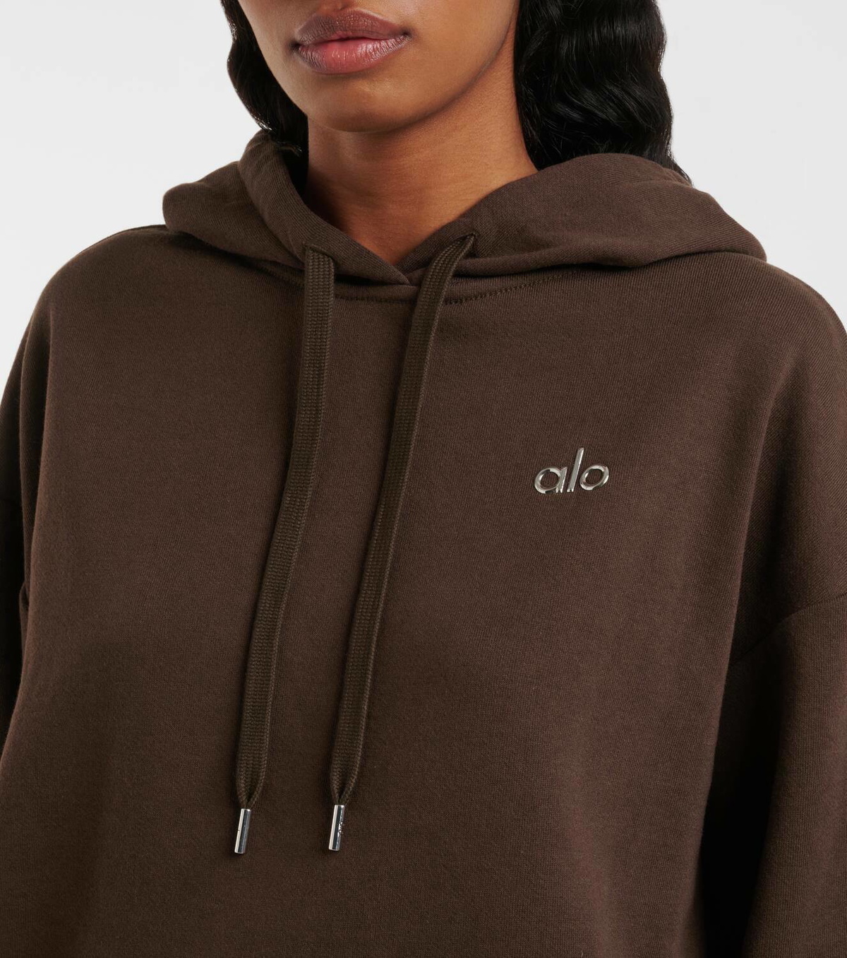 Alo Yoga Accolade cotton-blend hoodie Alo Yoga