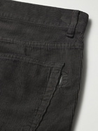 Folk - Straight-Leg Cotton-Corduroy Trousers - Gray