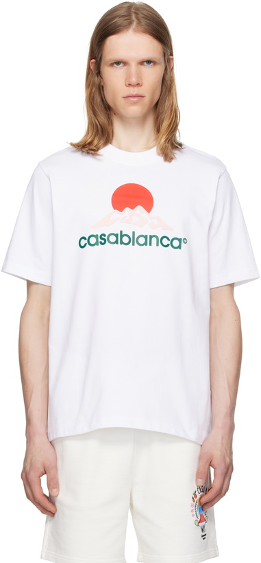 Photo: Casablanca White Montagne T-shirt