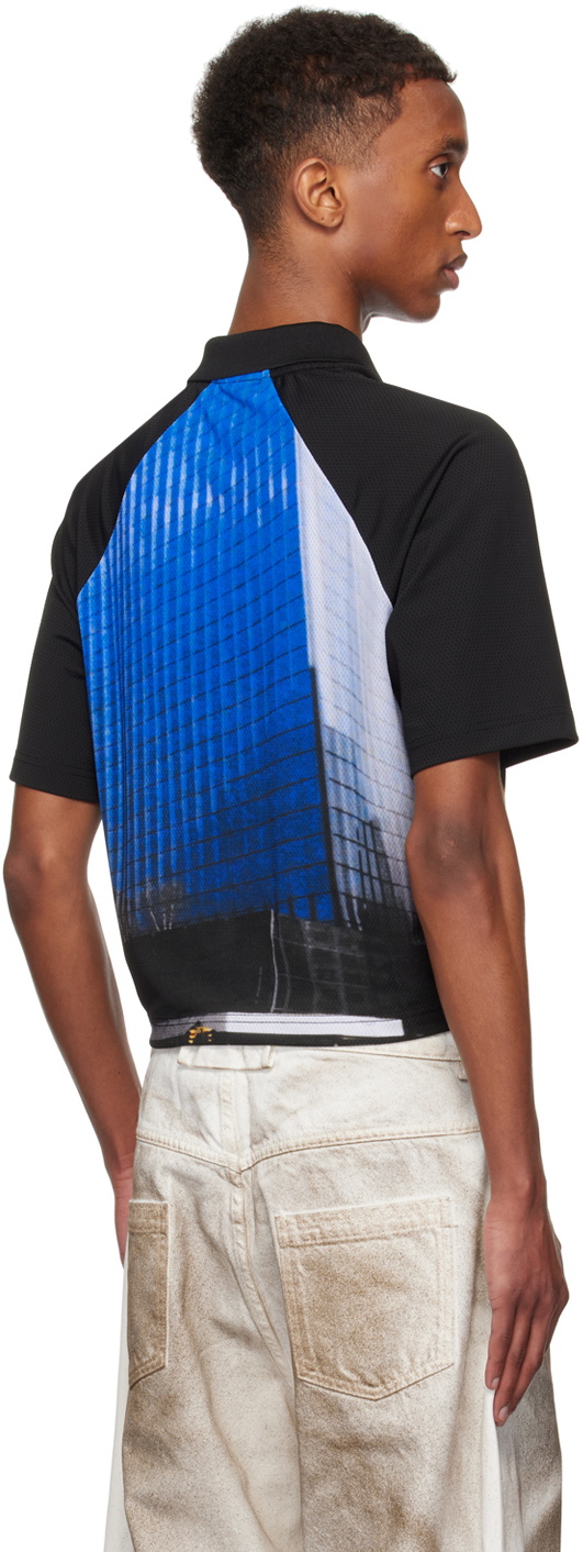Mowalola Black Touch Me Polo Mowalola