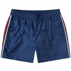 Gucci Men's GG Jaquard Swim Short in Navy