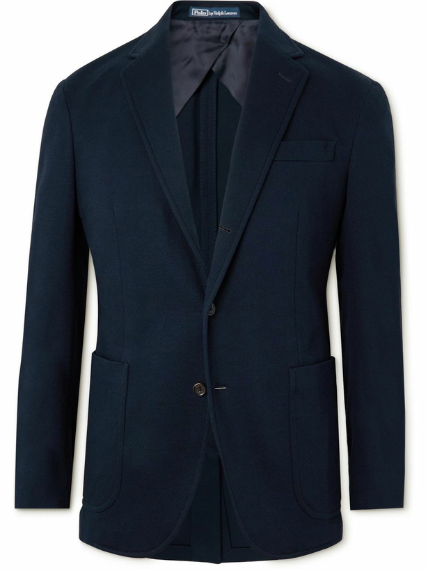 Photo: Polo Ralph Lauren - Cotton-Blend Blazer - Blue