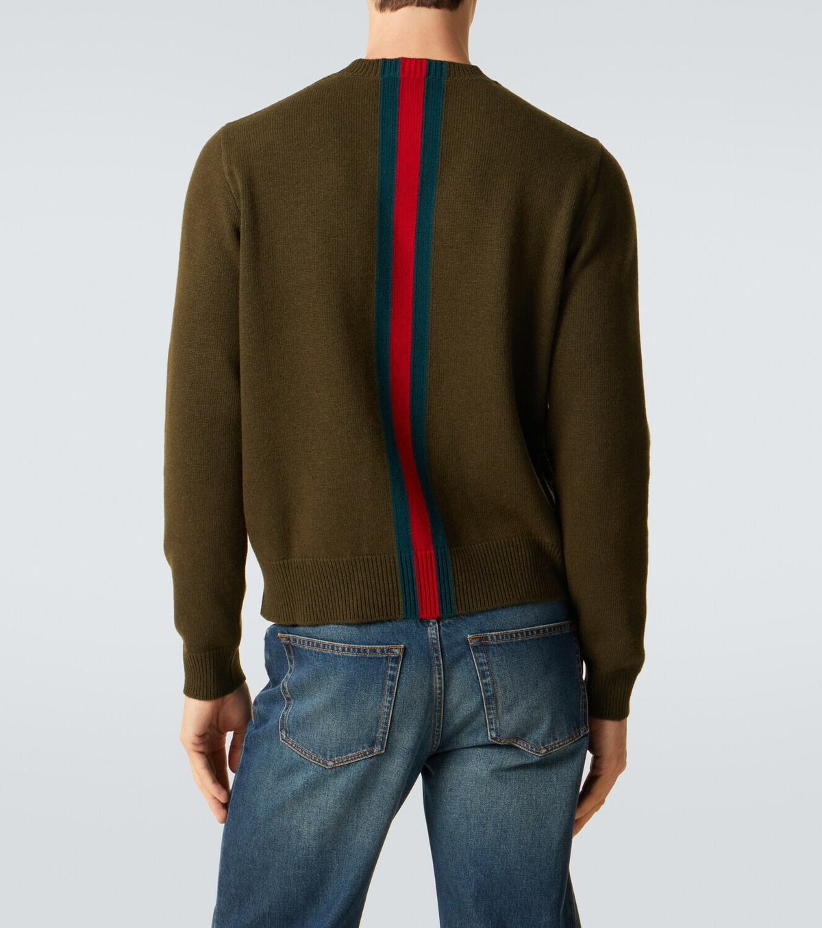 Gucci Web Stripe wool sweater