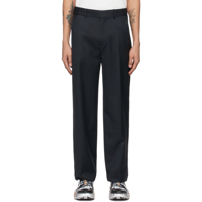Photo: ADER error Black Striped Blang Trousers