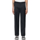 ADER error Black Striped Blang Trousers