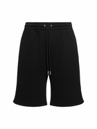 OFF-WHITE Ow Embroidery Cotton Skate Sweat Shorts