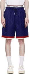 Tommy Jeans Navy Checkerboard Shorts