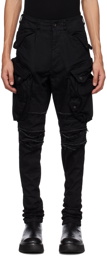 Julius Black Gas Mask Cargo Pants