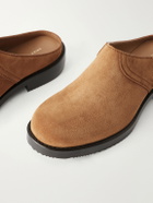 Dries Van Noten - Suede Mules - Brown