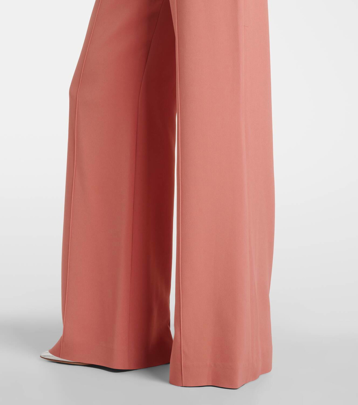 Elie Saab High-rise cady flared pants