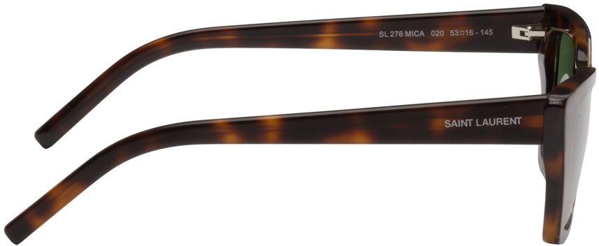 都会的♪◇TORTOISESHELL サングラス◇Saint Laurent SAINT LAURENT EYEWEAR Rectangle-frame tortoiseshell acetate