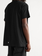 GIVENCHY - Oversized Logo-Print Cotton-Jersey T-Shirt - Black