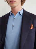 John Smedley - Adrian Slim-Fit Sea Island Cotton Polo Shirt - Blue