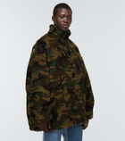 Balenciaga - Camouflage fleece jacket