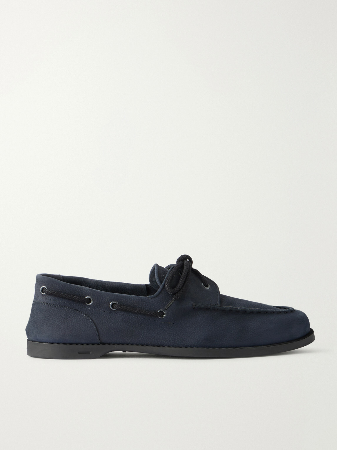 John Lobb - Foil Nubuck Boat Shoes - Blue