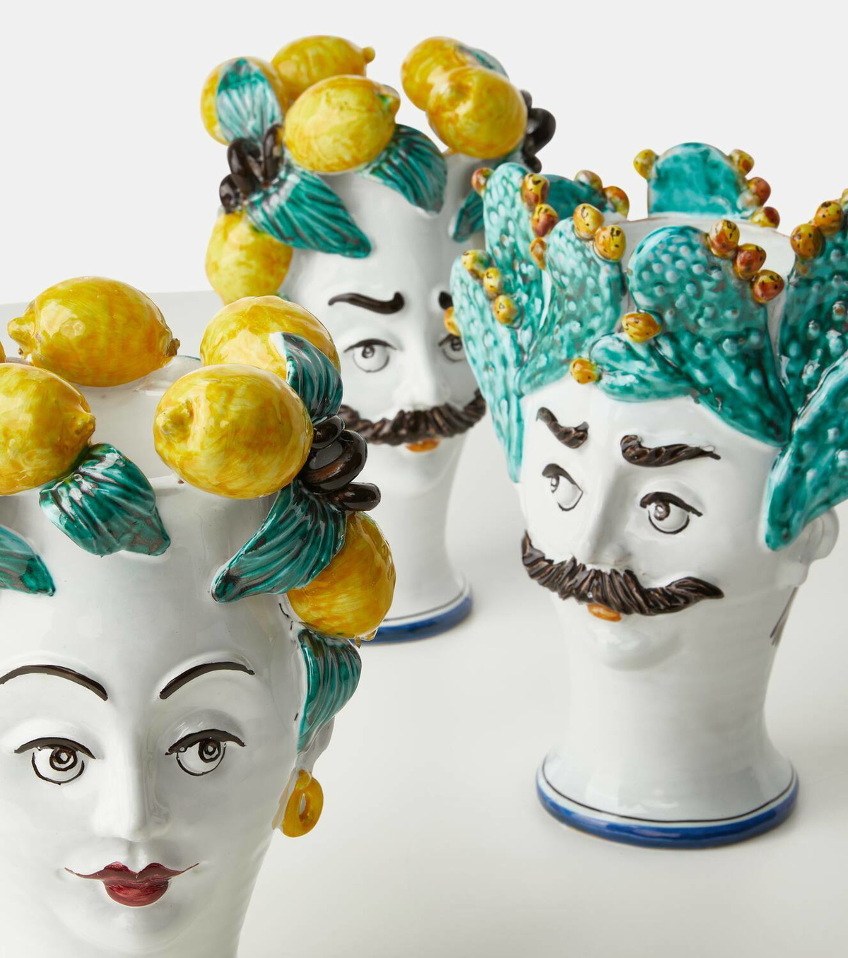 Les-Ottomans Lemon Woman ceramic vase