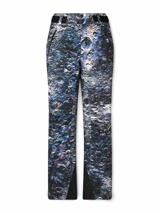 Photo: Aztech Mountain - Matthew Day Jackson Straight-leg Padded Printed Ski Pants - Blue