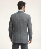 Brooks Brothers Men's Madison Traditional-Fit Glen Plaid Hopsack Sport Coat | Grey