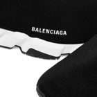 Balenciaga Men's Speed Runner LT Sneakers in Black/White/Black