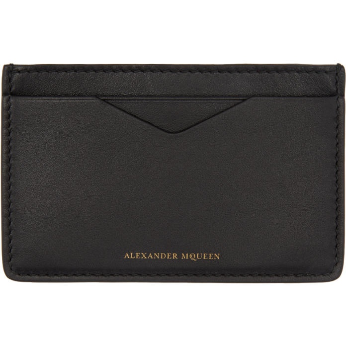Photo: Alexander McQueen Black Leather Card Holder