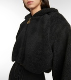 Patou Cropped teddy jacket