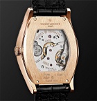 Vacheron Constantin - Malte Hand-Wound 42mm 18-Karat Pink Gold and Alligator Watch, Ref. No. 82230/000R-9716 - Black
