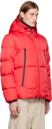 Moncler Red Short Montcla Down Jacket