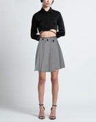 Maje Womens Mini skirt Slate in Blue