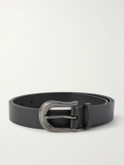 WTAPS - 3cm Hoof Recycled-Leather Belt - Black